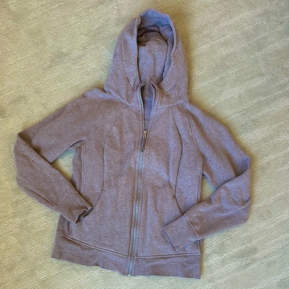 lululemon athletica Jackets & Blazers - Lululemon scuba hoodie- Heathered violet Verbena